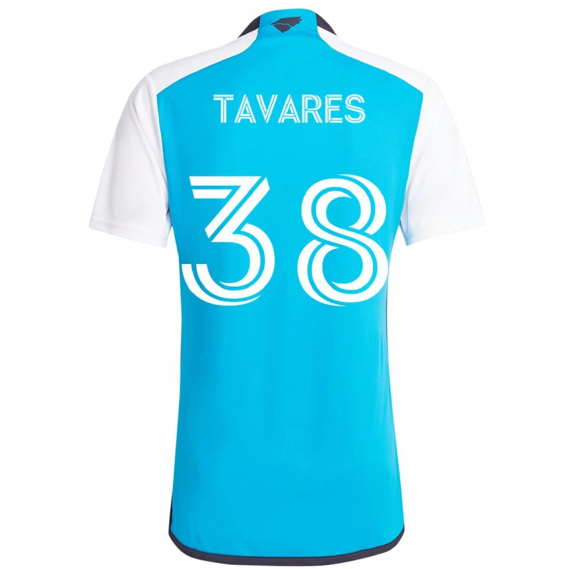 Danxen Damen Iuri Tavares #38 Himmelblau Weiß Heimtrikot Trikot 2025/26 T-Shirt Österreich