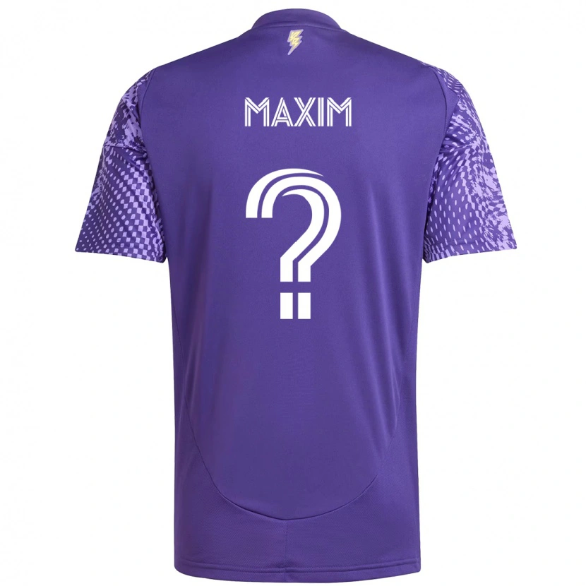 Danxen Damen Luca Maxim #0 Lila Weiß Heimtrikot Trikot 2025/26 T-Shirt Österreich