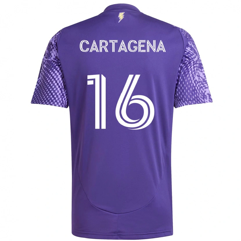 Danxen Damen Wilder Cartagena #16 Lila Weiß Heimtrikot Trikot 2025/26 T-Shirt Österreich