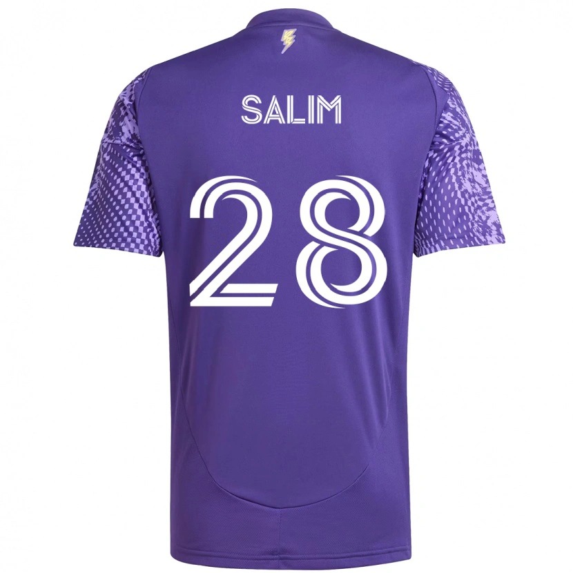 Danxen Damen Abdi Salim #28 Lila Weiß Heimtrikot Trikot 2025/26 T-Shirt Österreich