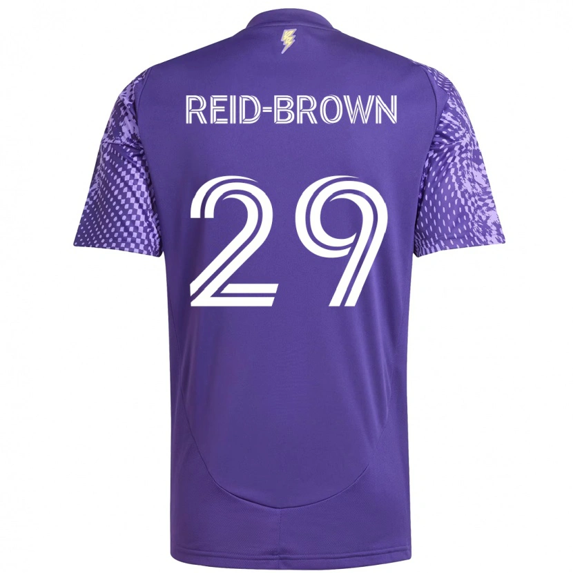 Danxen Damen Tahir Reid-Brown #29 Lila Weiß Heimtrikot Trikot 2025/26 T-Shirt Österreich