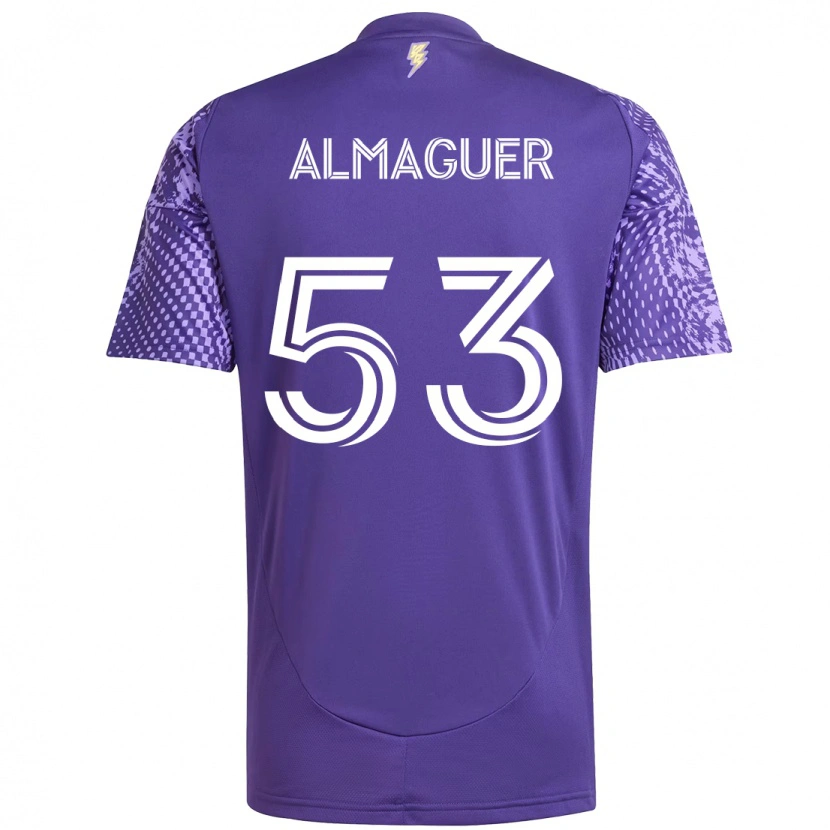 Danxen Damen Jorge Almaguer #53 Lila Weiß Heimtrikot Trikot 2025/26 T-Shirt Österreich