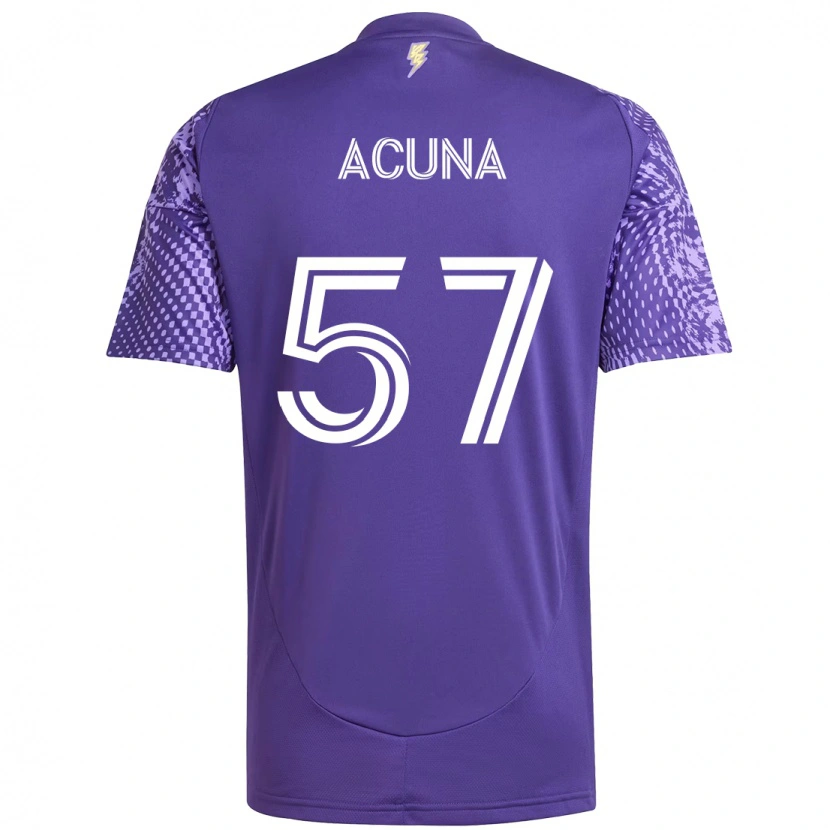 Danxen Damen Cristofer Acuña #57 Lila Weiß Heimtrikot Trikot 2025/26 T-Shirt Österreich