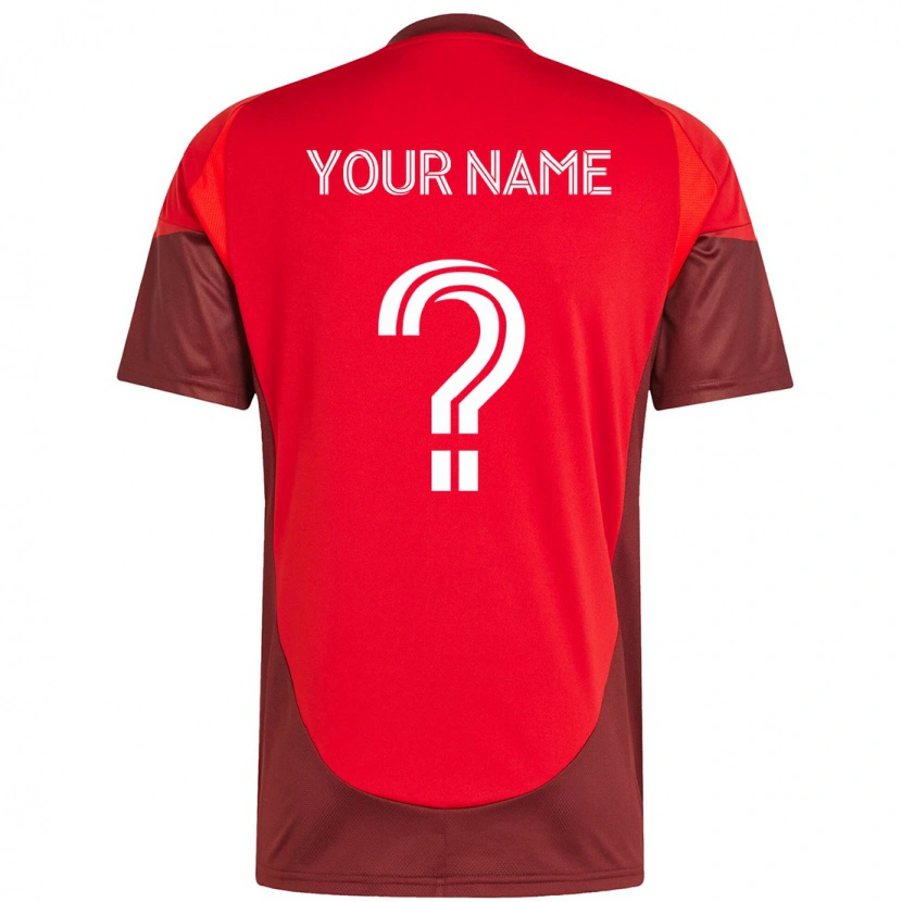 Danxen Damen Ihren Namen #0 Rot Weiß Heimtrikot Trikot 2025/26 T-Shirt Österreich