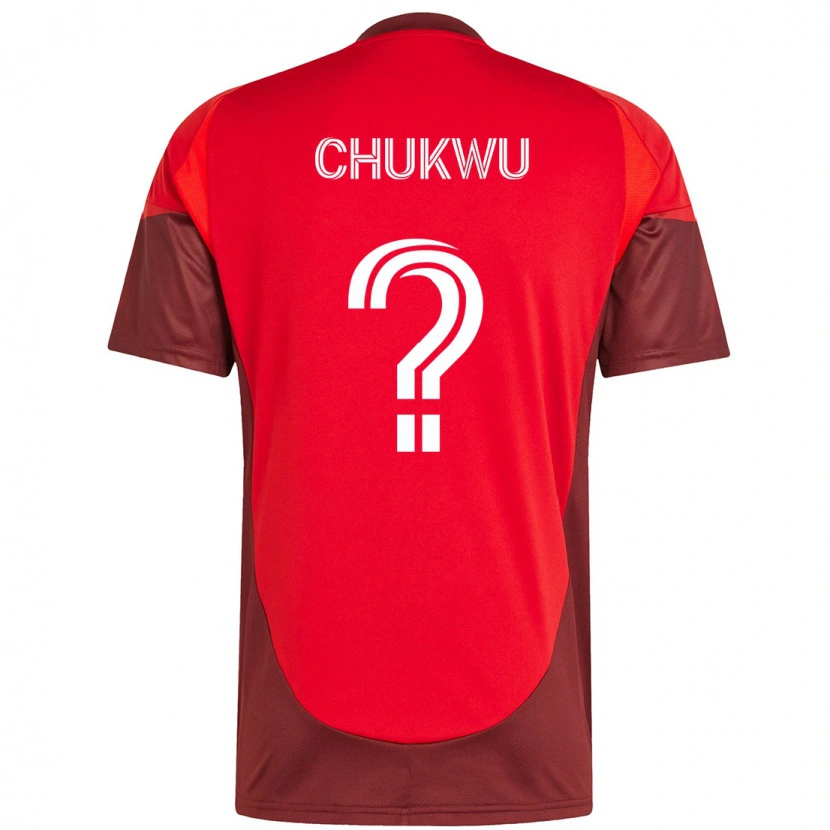 Danxen Damen Robert Chukwu #0 Rot Weiß Heimtrikot Trikot 2025/26 T-Shirt Österreich