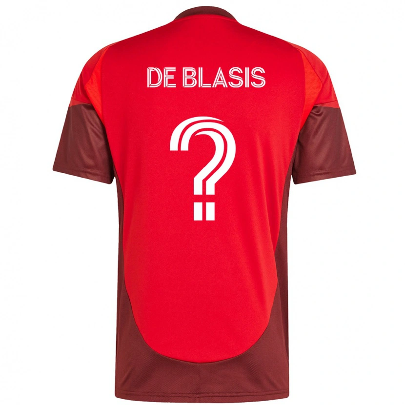 Danxen Damen Noah De Blasis #0 Rot Weiß Heimtrikot Trikot 2025/26 T-Shirt Österreich