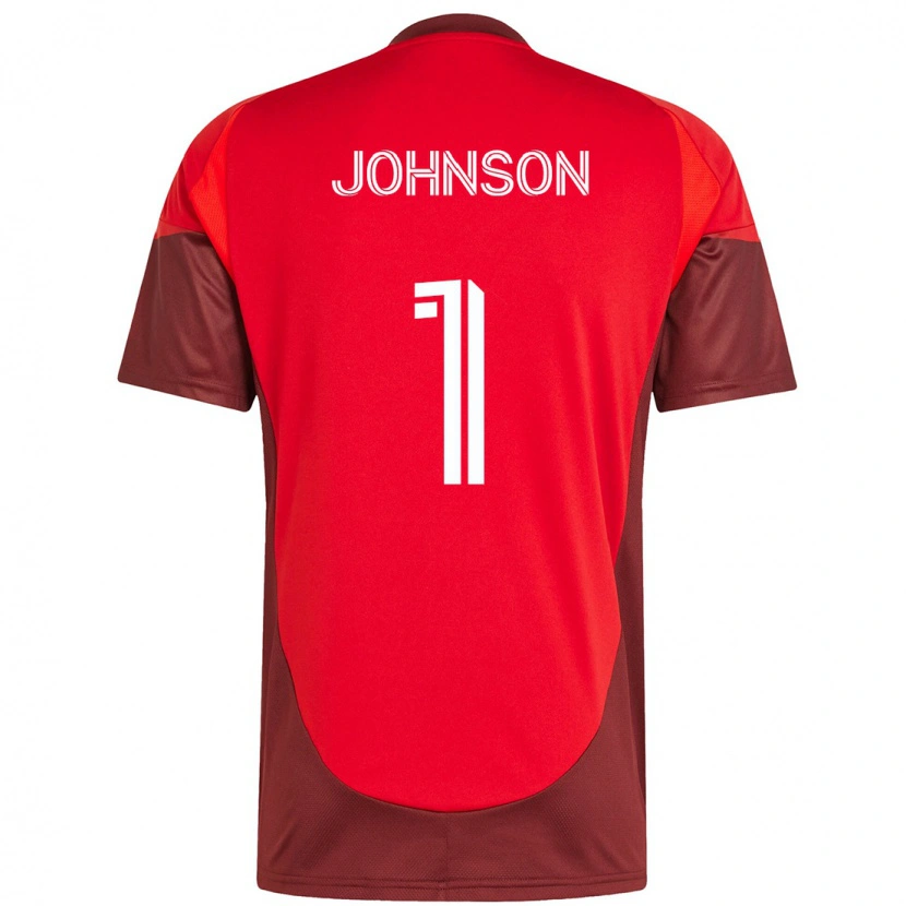 Danxen Damen Sean Johnson #1 Rot Weiß Heimtrikot Trikot 2025/26 T-Shirt Österreich