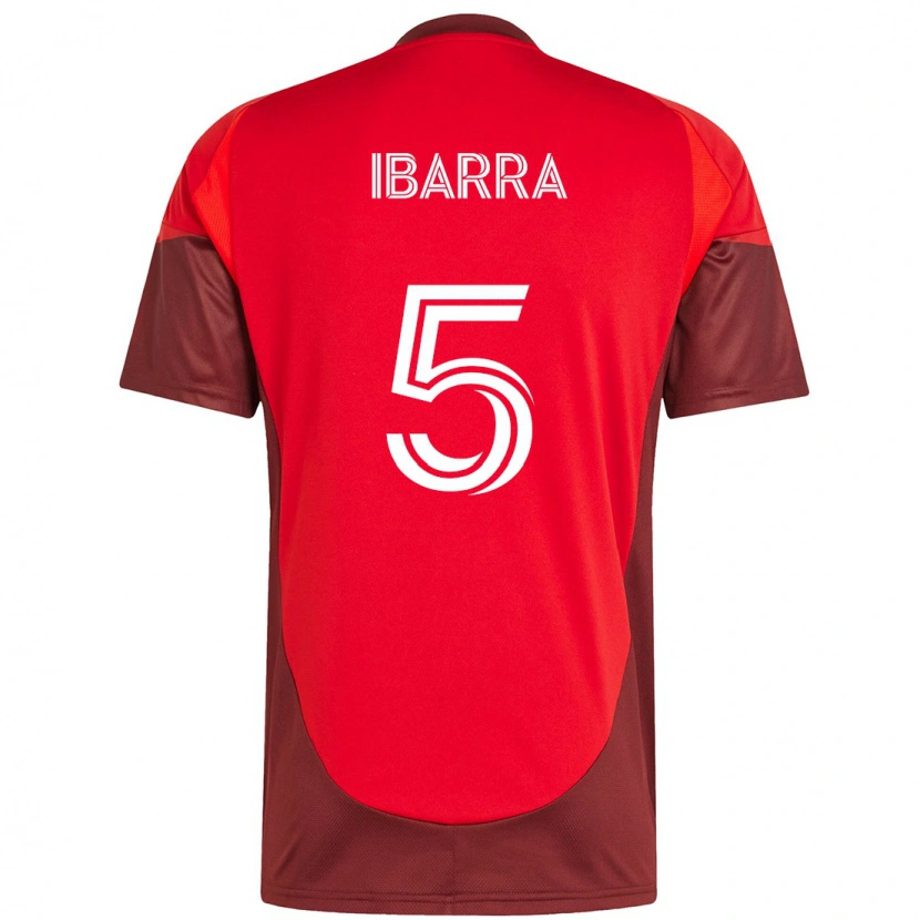 Danxen Damen Franco Ibarra #5 Rot Weiß Heimtrikot Trikot 2025/26 T-Shirt Österreich