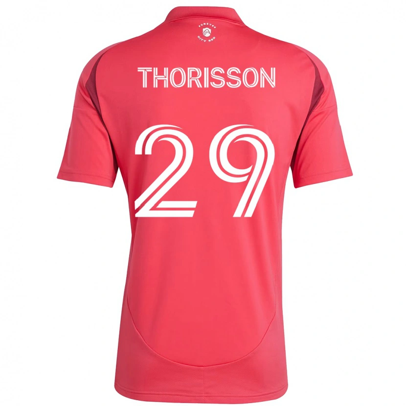 Danxen Damen Nökkvi Thórisson #29 Magenta Weiß Heimtrikot Trikot 2025/26 T-Shirt Österreich