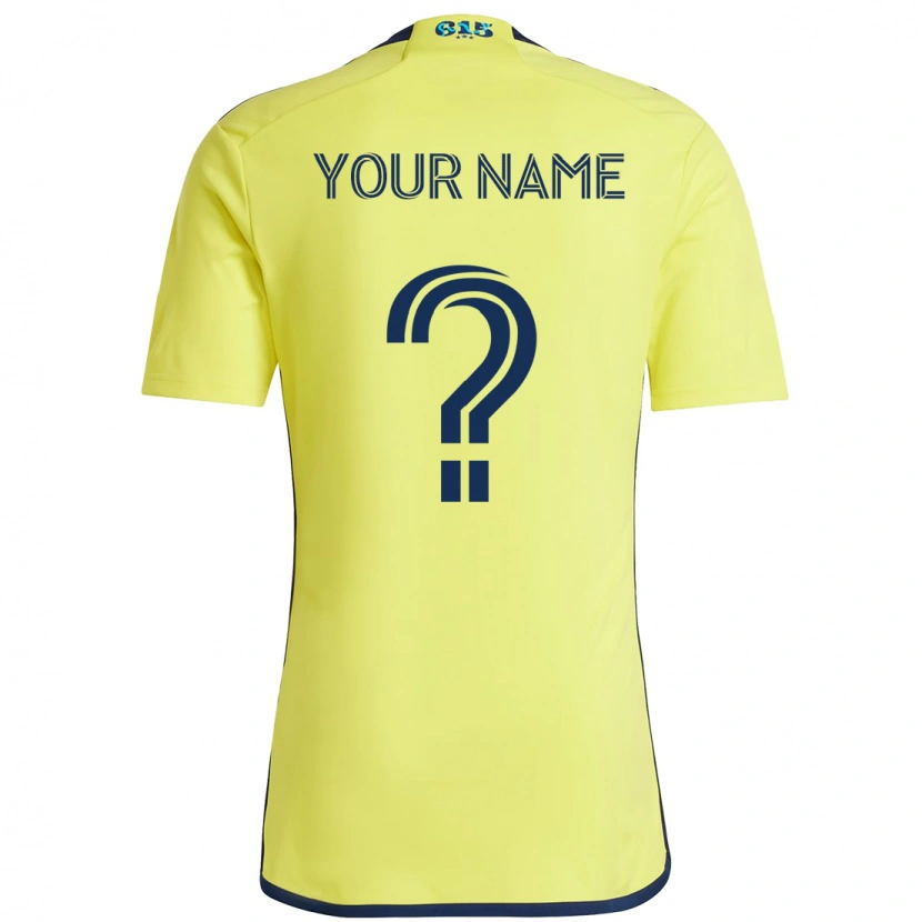 Danxen Damen Ihren Namen #0 Gelb Marineblau Heimtrikot Trikot 2025/26 T-Shirt Österreich