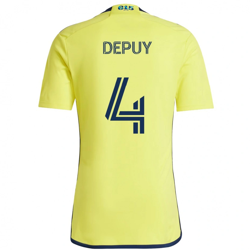 Danxen Damen Nick Depuy #4 Gelb Marineblau Heimtrikot Trikot 2025/26 T-Shirt Österreich