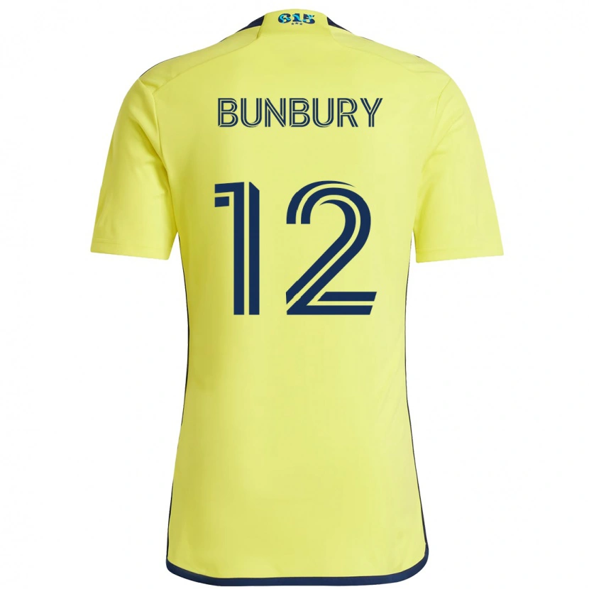 Danxen Damen Teal Bunbury #12 Gelb Marineblau Heimtrikot Trikot 2025/26 T-Shirt Österreich