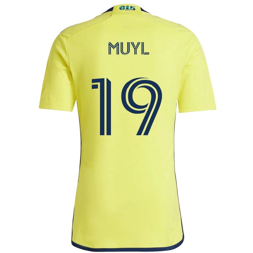 Danxen Damen Alex Muyl #19 Gelb Marineblau Heimtrikot Trikot 2025/26 T-Shirt Österreich