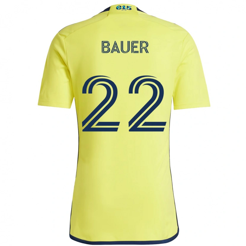 Danxen Damen Josh Bauer #22 Gelb Marineblau Heimtrikot Trikot 2025/26 T-Shirt Österreich
