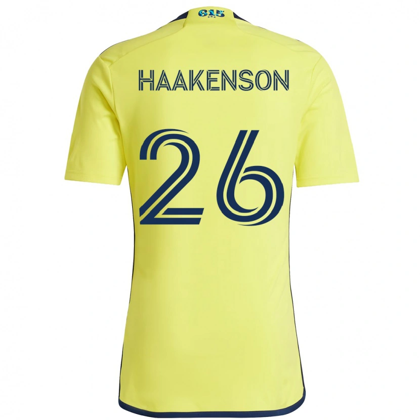 Danxen Damen Luke Haakenson #26 Gelb Marineblau Heimtrikot Trikot 2025/26 T-Shirt Österreich