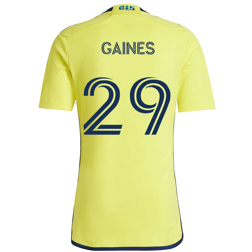 Danxen Damen Julian Gaines #29 Gelb Marineblau Heimtrikot Trikot 2025/26 T-Shirt Österreich