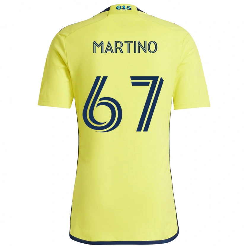 Danxen Damen Ben Martino #67 Gelb Marineblau Heimtrikot Trikot 2025/26 T-Shirt Österreich