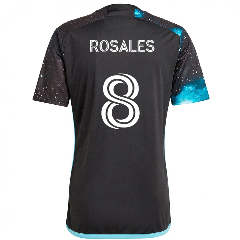 Danxen Damen Joseph Rosales #8 Schwarz Blau Heimtrikot Trikot 2025/26 T-Shirt Österreich