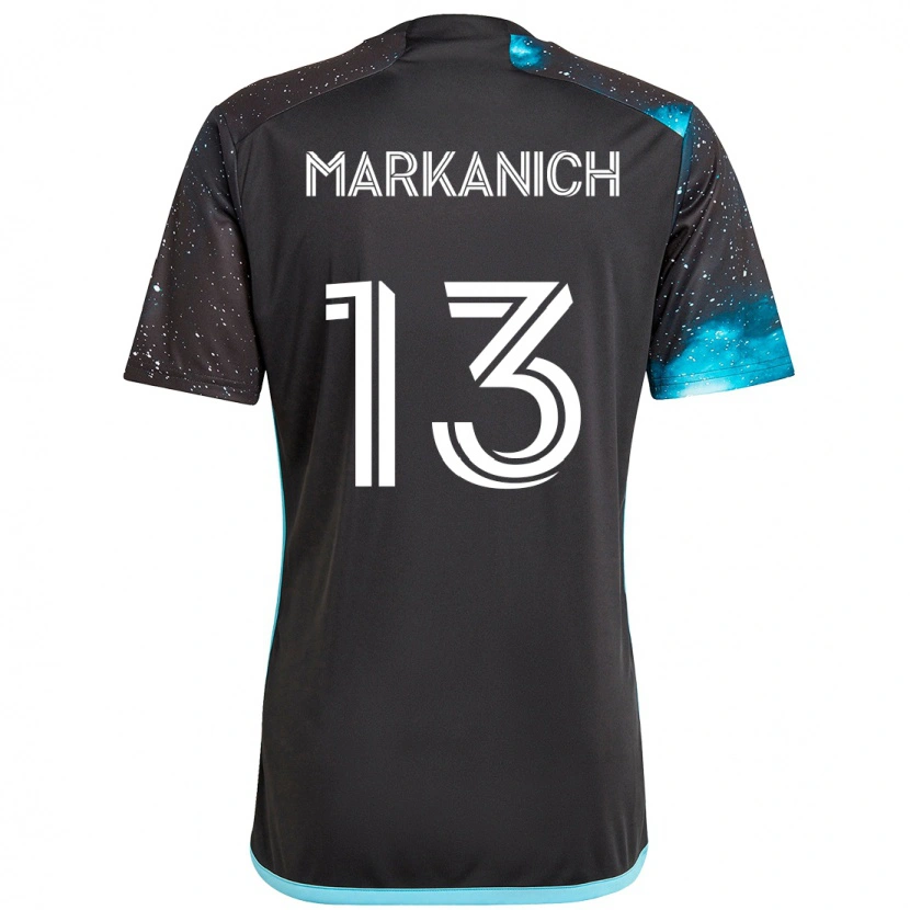 Danxen Damen Anthony Markanich Jr. #13 Schwarz Blau Heimtrikot Trikot 2025/26 T-Shirt Österreich