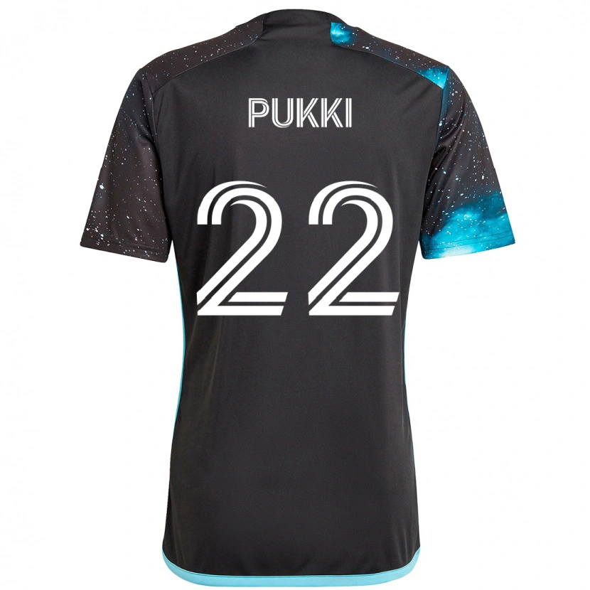 Danxen Damen Teemu Pukki #22 Schwarz Blau Heimtrikot Trikot 2025/26 T-Shirt Österreich