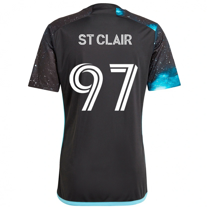 Danxen Damen Dayne St. Clair #97 Schwarz Blau Heimtrikot Trikot 2025/26 T-Shirt Österreich