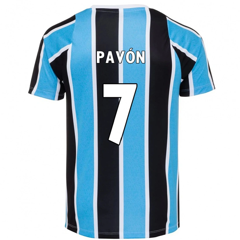 Danxen Damen Cristian Pavón #7 Blau Schwarz Weiß Heimtrikot Trikot 2025/26 T-Shirt Österreich