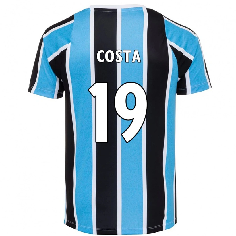 Danxen Damen Diego Costa #19 Blau Schwarz Weiß Heimtrikot Trikot 2025/26 T-Shirt Österreich