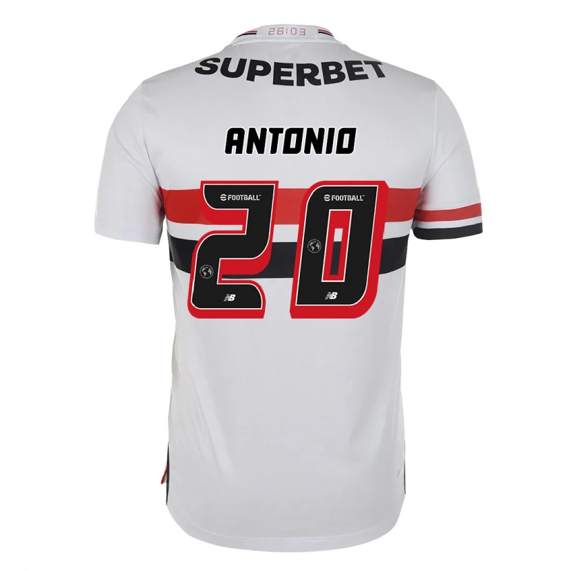 Danxen Damen Marcos Antônio #20 Rot Schwarz Weiß Heimtrikot Trikot 2025/26 T-Shirt Österreich