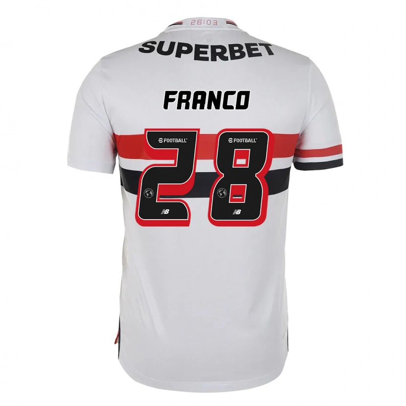 Danxen Damen Alan Franco #28 Rot Schwarz Weiß Heimtrikot Trikot 2025/26 T-Shirt Österreich