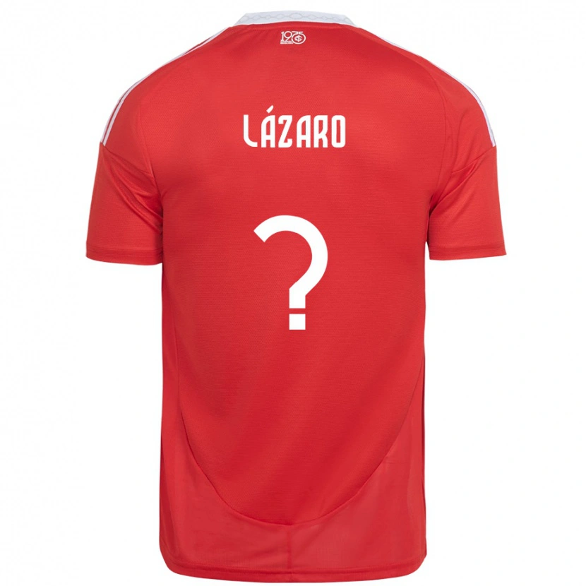 Danxen Damen Lázaro #0 Rot Weiß Heimtrikot Trikot 2025/26 T-Shirt Österreich