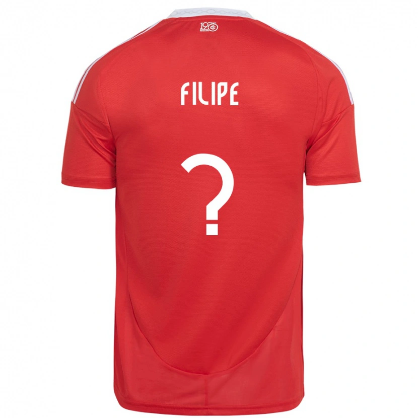 Danxen Damen Filipe #0 Rot Weiß Heimtrikot Trikot 2025/26 T-Shirt Österreich