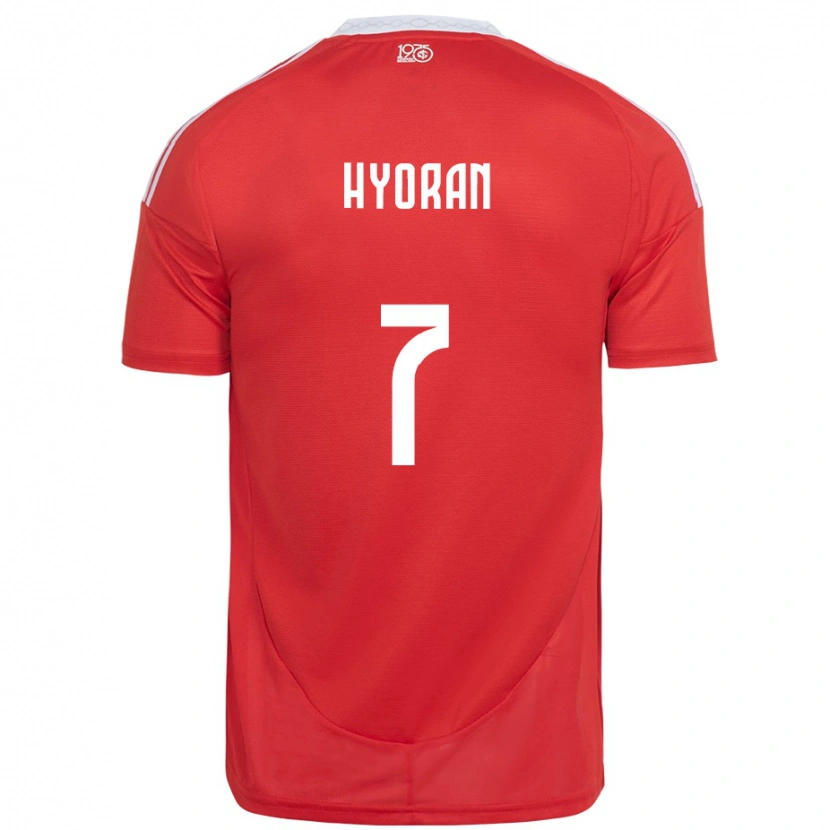Danxen Damen Hyoran #7 Rot Weiß Heimtrikot Trikot 2025/26 T-Shirt Österreich