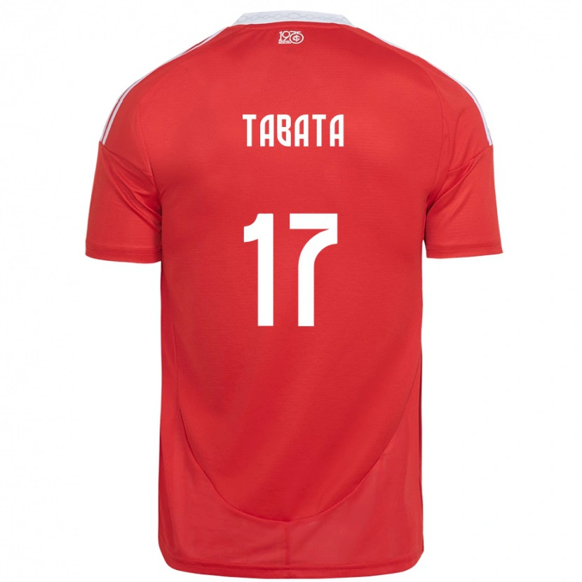 Danxen Damen Bruno Tabata #17 Rot Weiß Heimtrikot Trikot 2025/26 T-Shirt Österreich