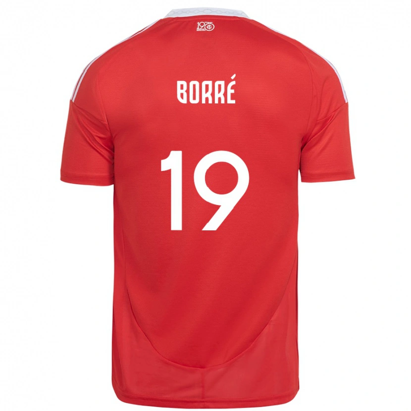 Danxen Damen Rafael Borré #19 Rot Weiß Heimtrikot Trikot 2025/26 T-Shirt Österreich