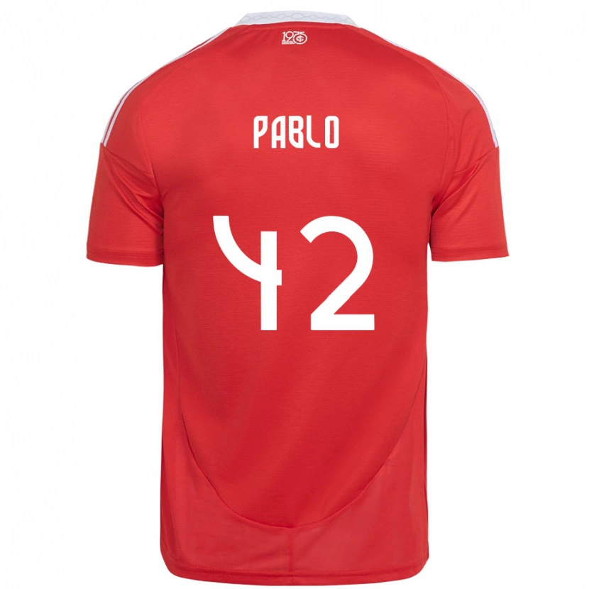 Danxen Damen Pablo #42 Rot Weiß Heimtrikot Trikot 2025/26 T-Shirt Österreich