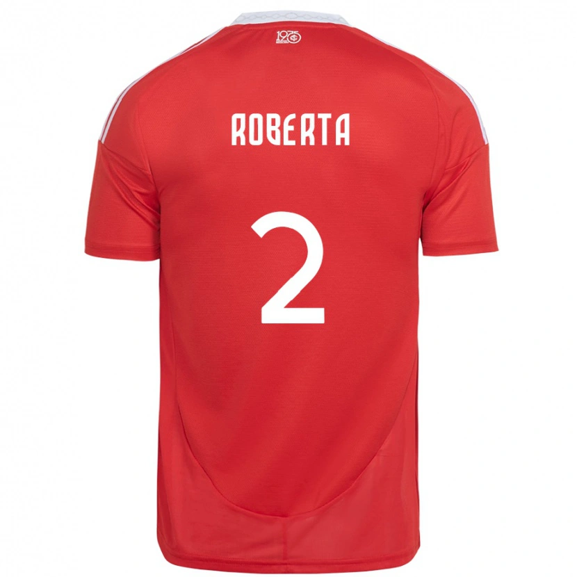 Danxen Damen Roberta #2 Rot Weiß Heimtrikot Trikot 2025/26 T-Shirt Österreich
