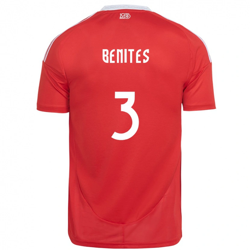 Danxen Damen Bruna Benites #3 Rot Weiß Heimtrikot Trikot 2025/26 T-Shirt Österreich
