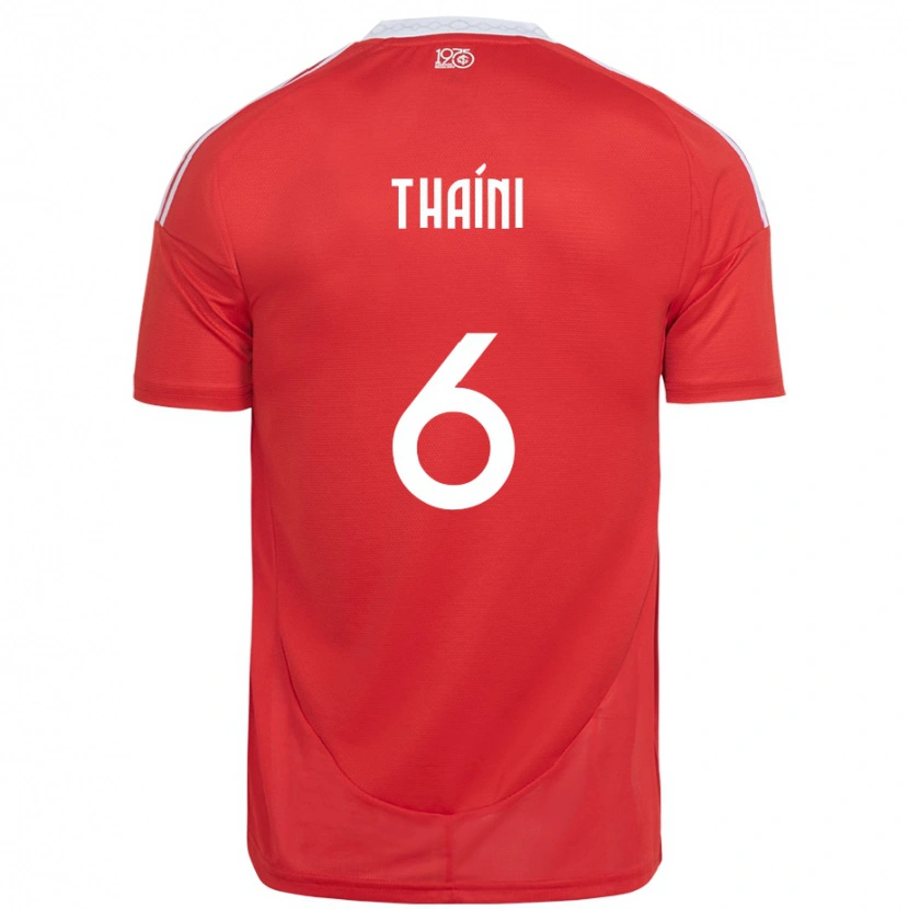 Danxen Damen Thaíni #6 Rot Weiß Heimtrikot Trikot 2025/26 T-Shirt Österreich