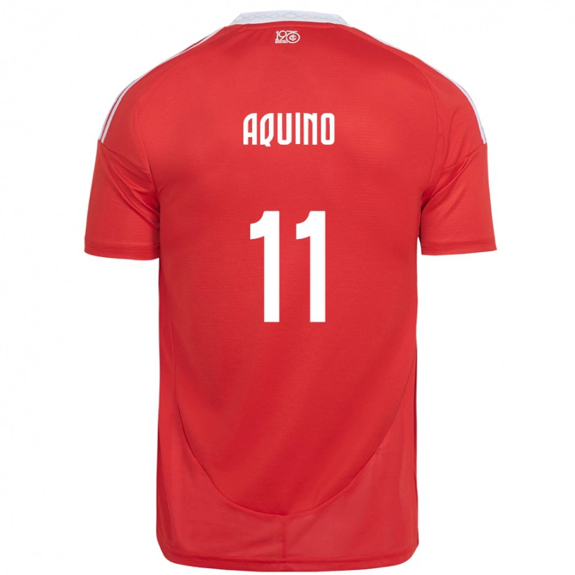 Danxen Damen Belén Aquino #11 Rot Weiß Heimtrikot Trikot 2025/26 T-Shirt Österreich