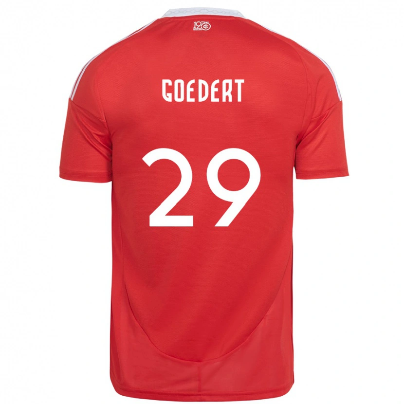 Danxen Damen Alice Goedert #29 Rot Weiß Heimtrikot Trikot 2025/26 T-Shirt Österreich