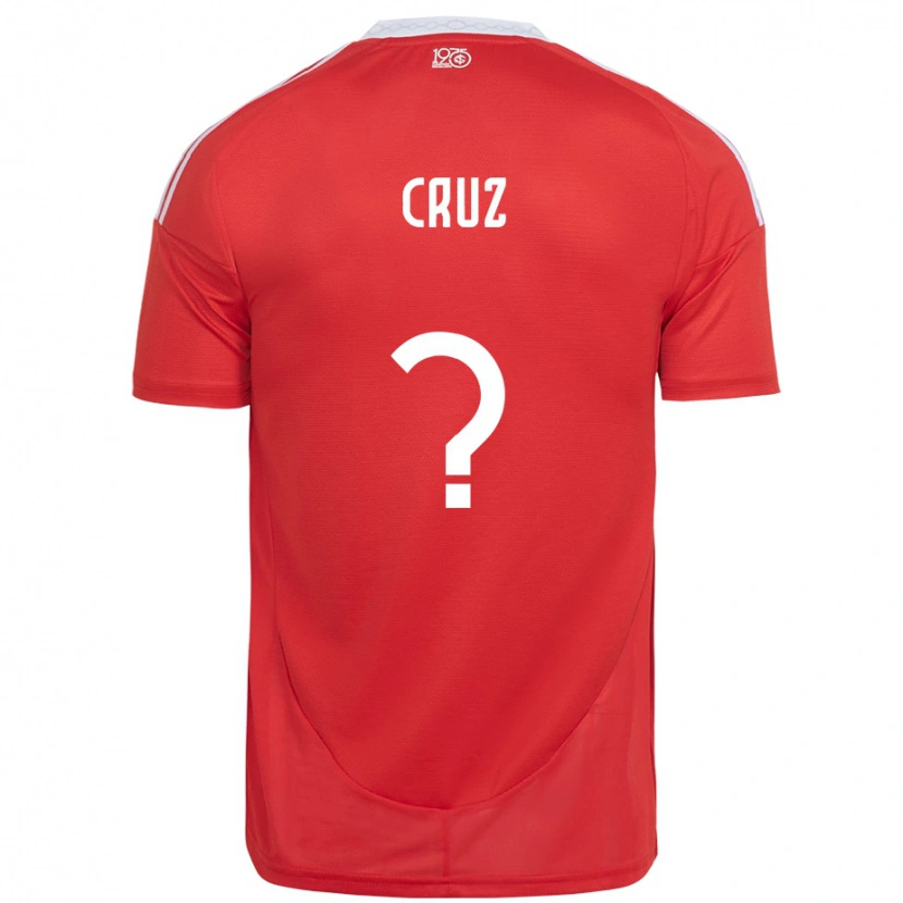 Danxen Damen Pedro Cruz #0 Rot Weiß Heimtrikot Trikot 2025/26 T-Shirt Österreich