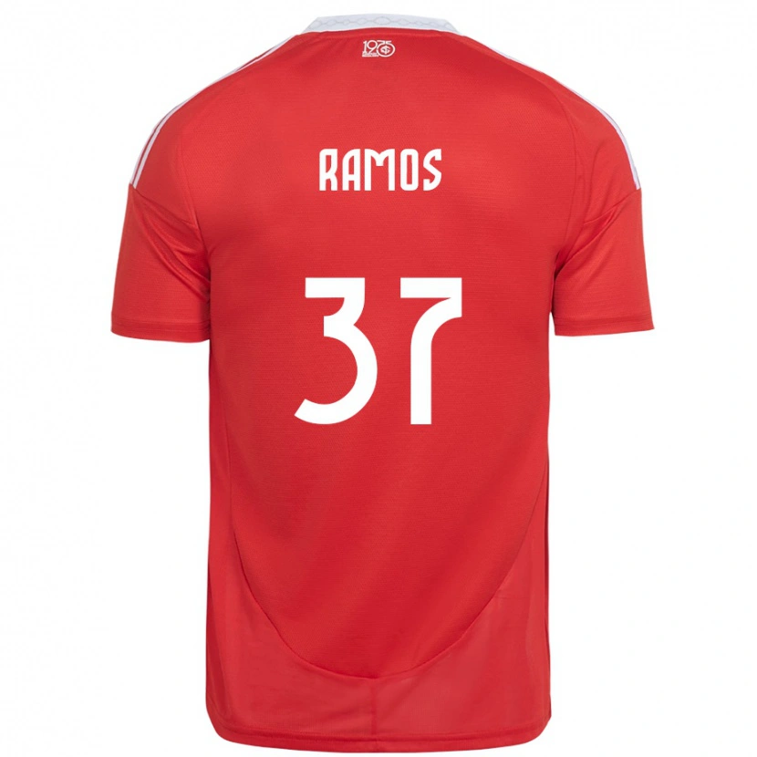 Danxen Damen Lucas Ramos #37 Rot Weiß Heimtrikot Trikot 2025/26 T-Shirt Österreich