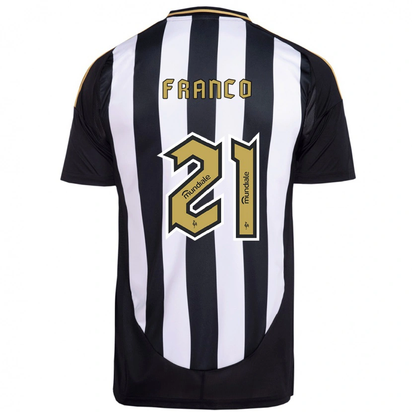 Danxen Damen Alan Franco #21 Weiß Schwarz Heimtrikot Trikot 2025/26 T-Shirt Österreich