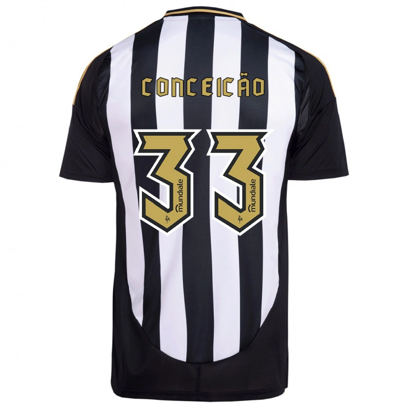 Danxen Damen Robert Conceição #33 Weiß Schwarz Heimtrikot Trikot 2025/26 T-Shirt Österreich