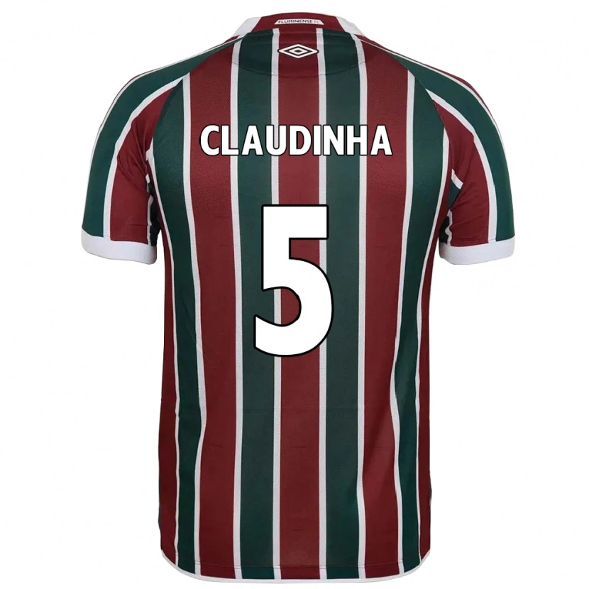 Danxen Damen Claudinha #5 Grün Kastanienbraun Weiß Heimtrikot Trikot 2025/26 T-Shirt Österreich