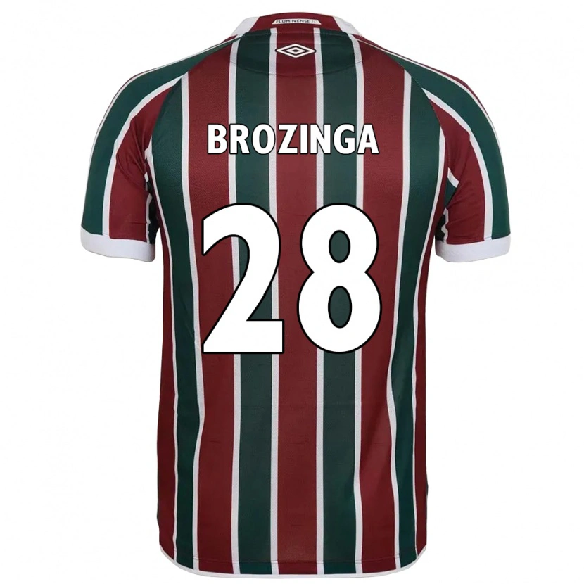 Danxen Damen Nay Brozinga #28 Grün Kastanienbraun Weiß Heimtrikot Trikot 2025/26 T-Shirt Österreich
