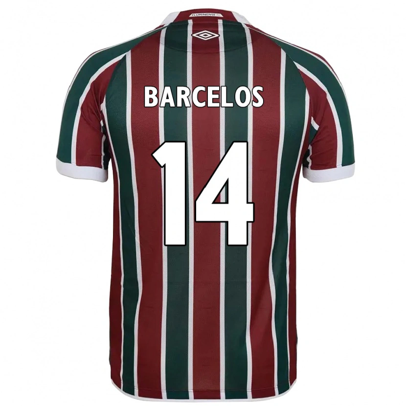 Danxen Damen Danilo Barcelos #14 Grün Kastanienbraun Weiß Heimtrikot Trikot 2025/26 T-Shirt Österreich
