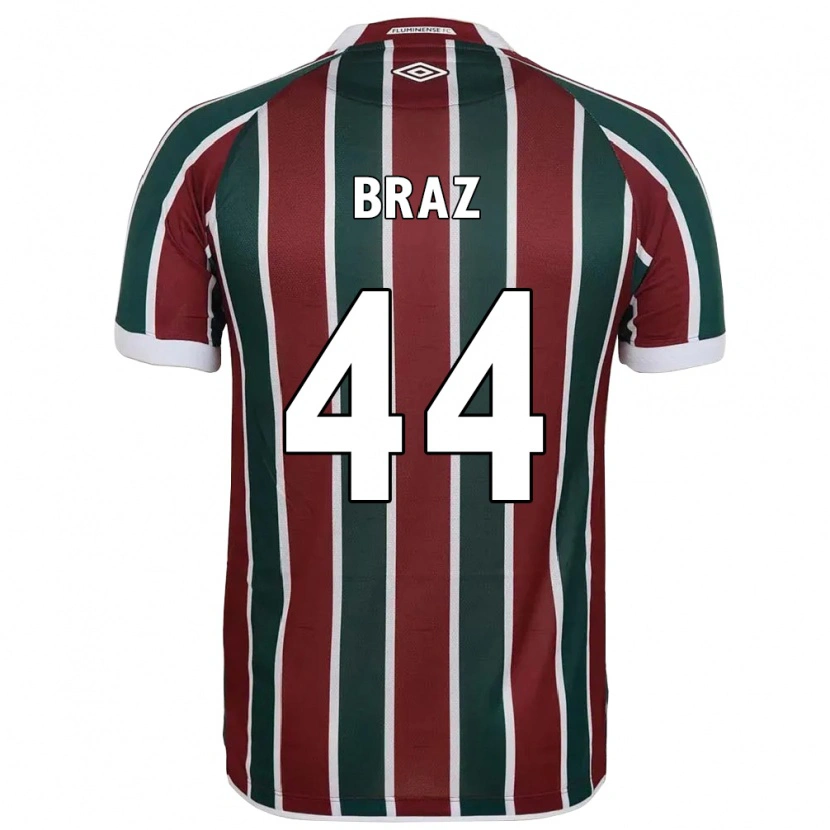 Danxen Damen David Braz #44 Grün Kastanienbraun Weiß Heimtrikot Trikot 2025/26 T-Shirt Österreich