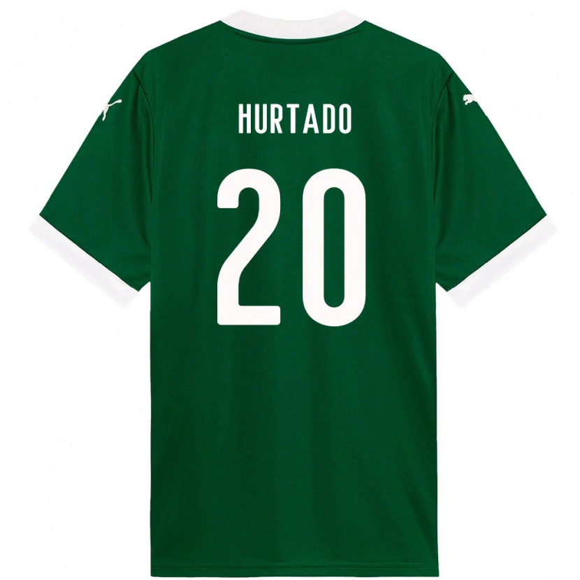 Danxen Damen Flavio Hurtado #20 Grün Weiß Heimtrikot Trikot 2025/26 T-Shirt Österreich