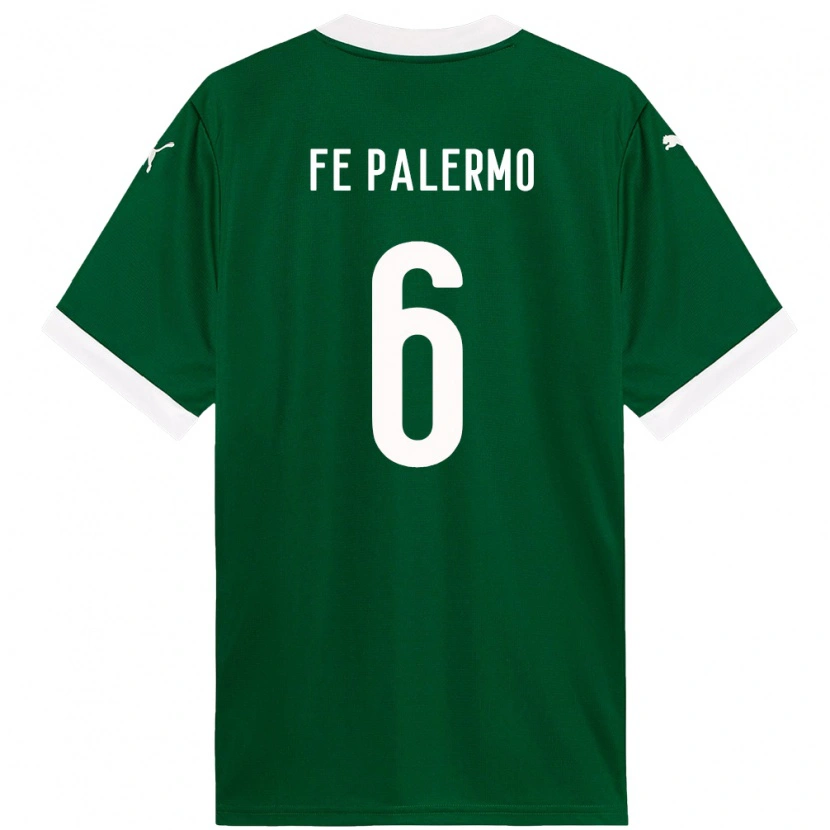 Danxen Damen Fe Palermo #6 Grün Weiß Heimtrikot Trikot 2025/26 T-Shirt Österreich